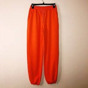 Amazon Orange Sweatpants
